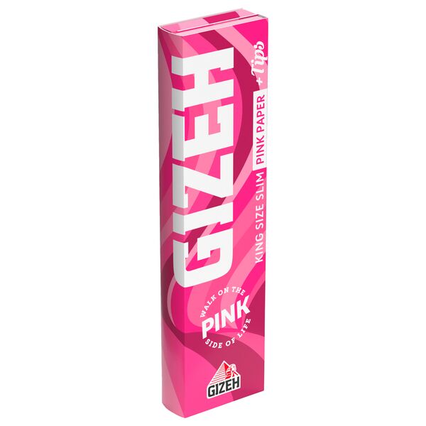 Gizeh Pink King Size Slim + Tips