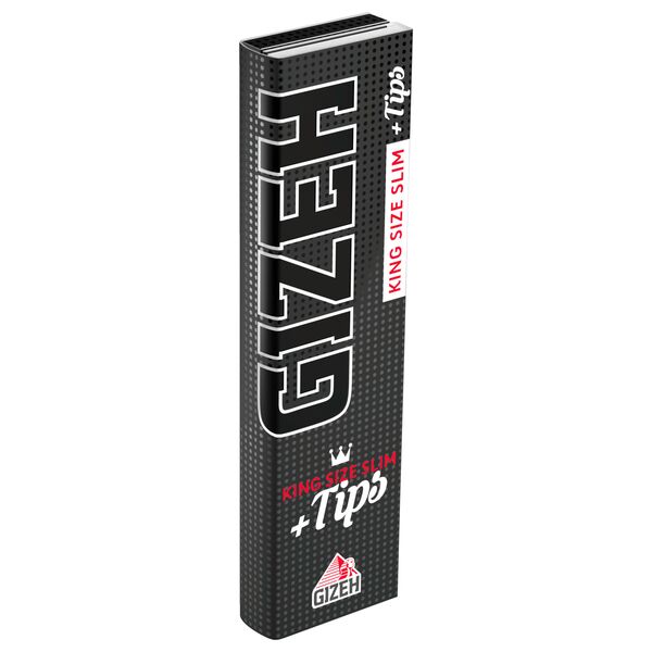 Gizeh Black Extra Fine King Size Slim + Tips