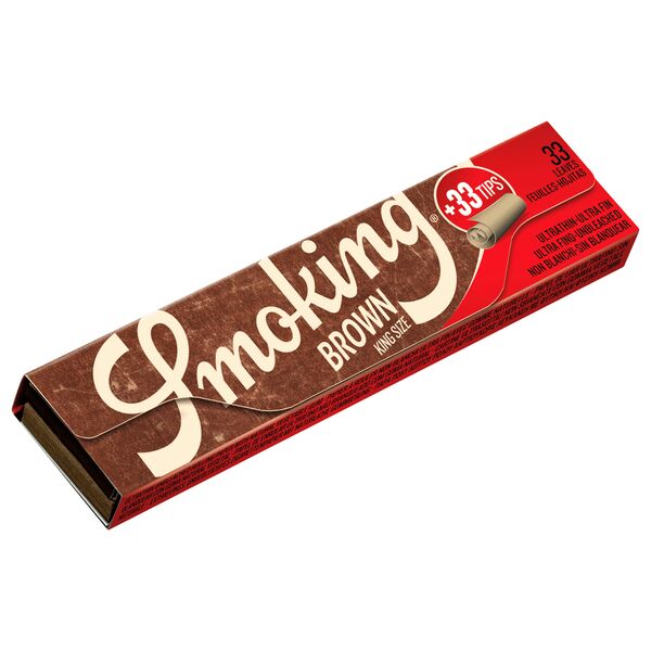 Smoking Brown King Size Slim + Tips