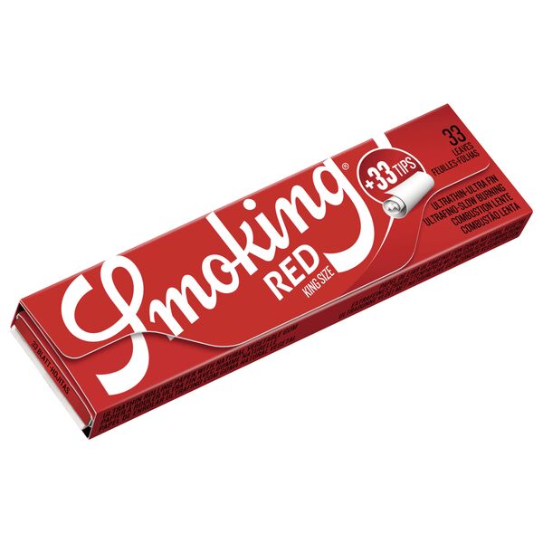 Smoking Red King Size Slim + Tips