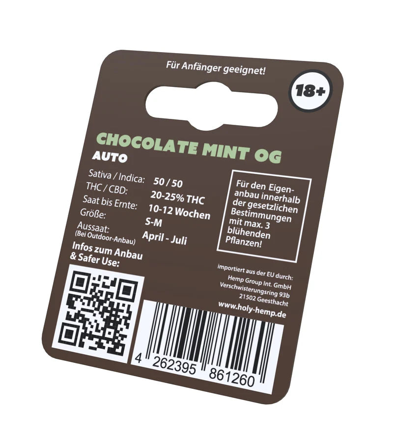 Holy Hemp US Cannabis Samen - Chocolate Mint OG - 3 Stück