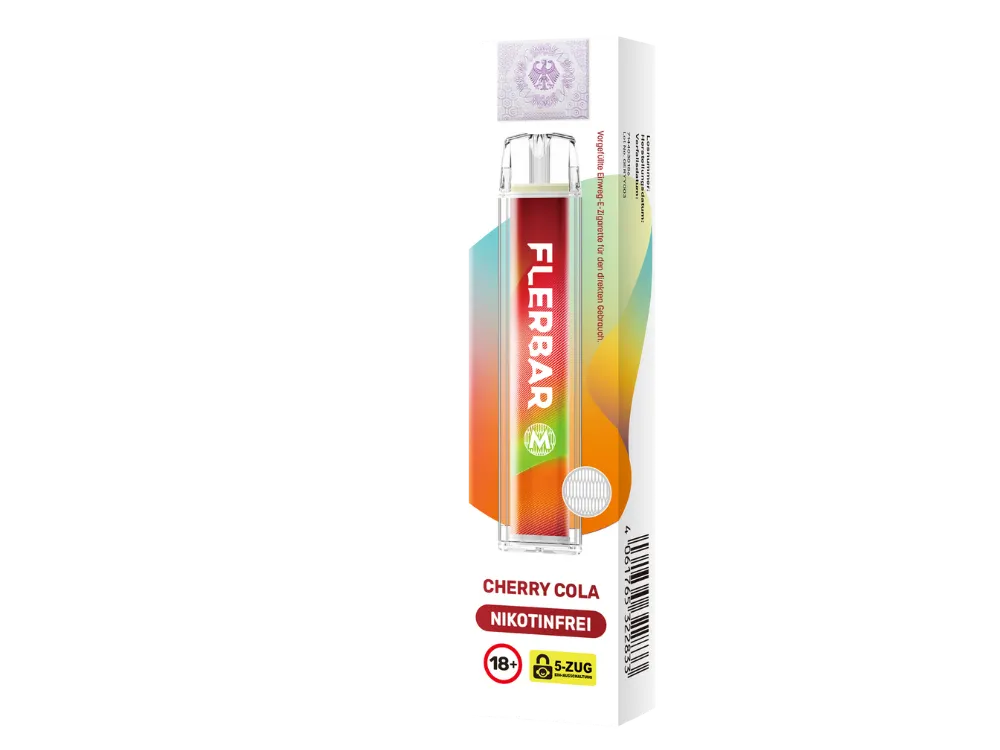 Flerbar M Einweg E-Zigarette - 600 Züge - 0 mg/ml - Nikotinfrei