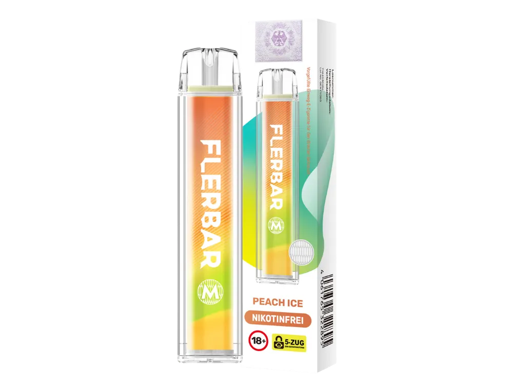 Flerbar M Einweg E-Zigarette - 600 Züge - 0 mg/ml - Nikotinfrei
