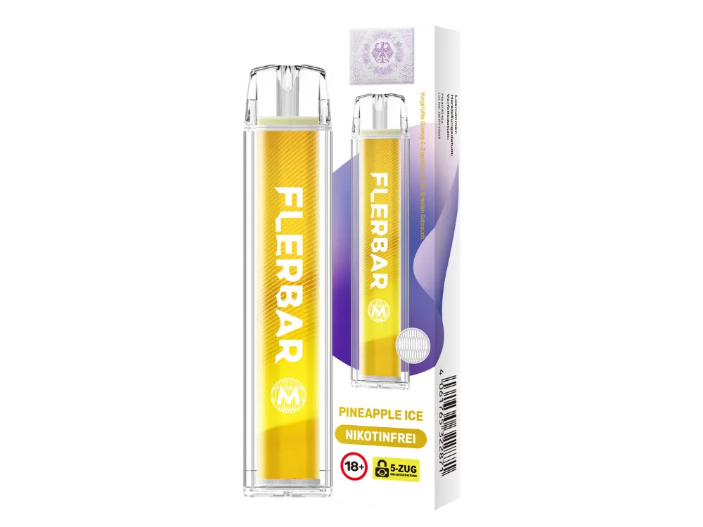 Flerbar M Einweg E-Zigarette - 600 Züge - 0 mg/ml - Nikotinfrei