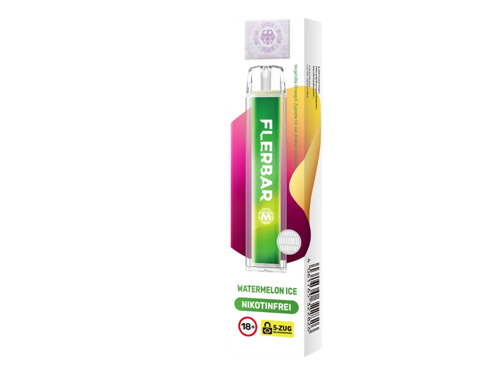 Flerbar M Einweg E-Zigarette - 600 Züge - 0 mg/ml - Nikotinfrei