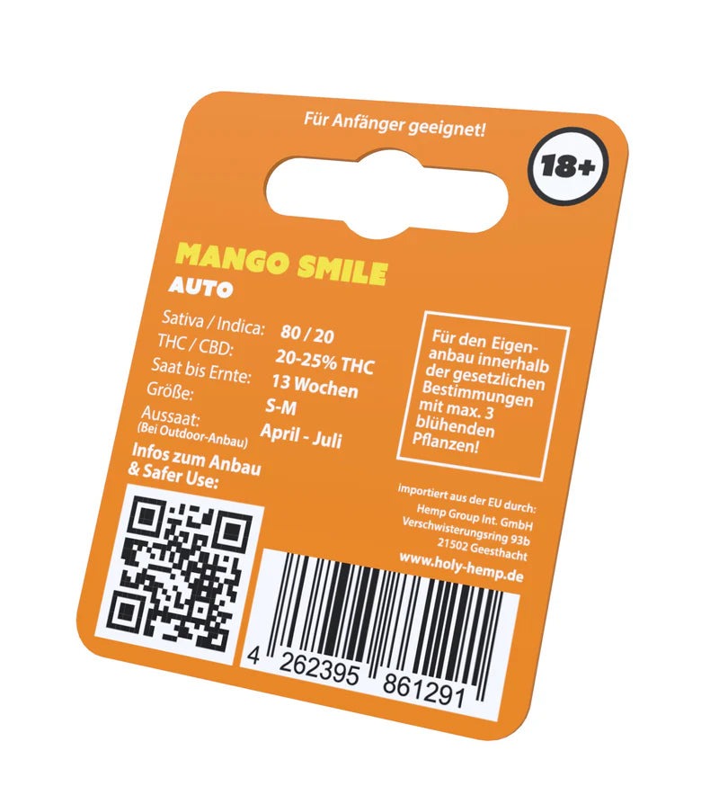 Holy Hemp US Cannabis Samen - Mango Smile - 3 Stück