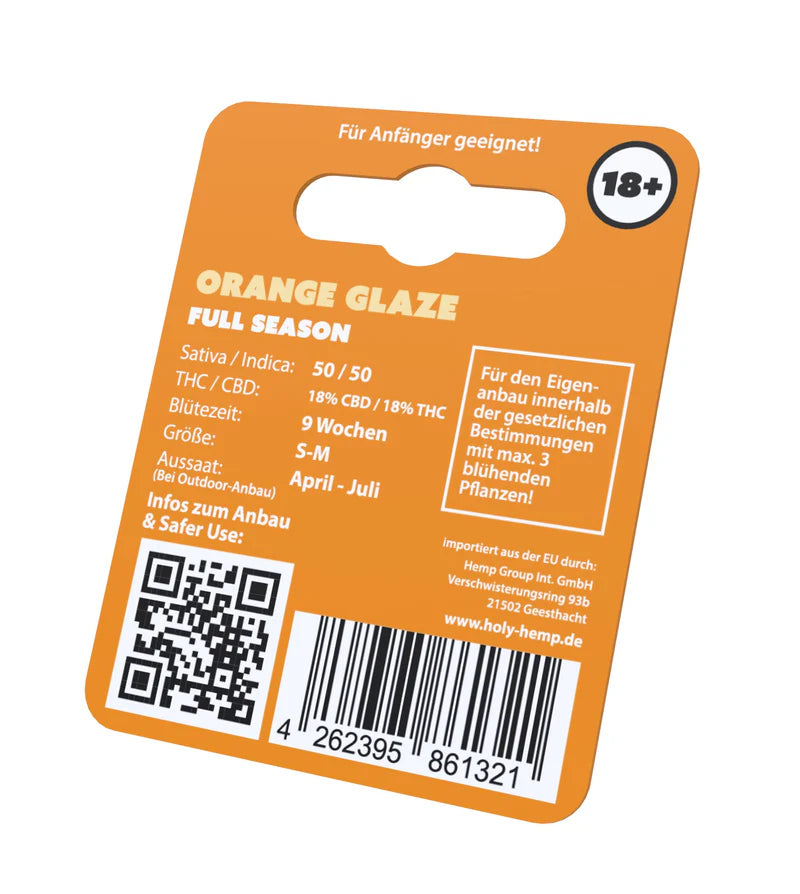 Holy Hemp US Cannabis Samen - Orange Glaze - 3 Stück