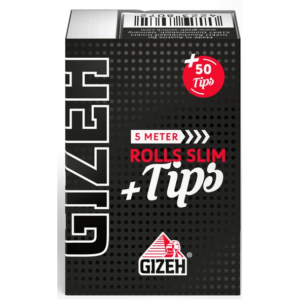Gizeh Black Rolls Slim + Tips