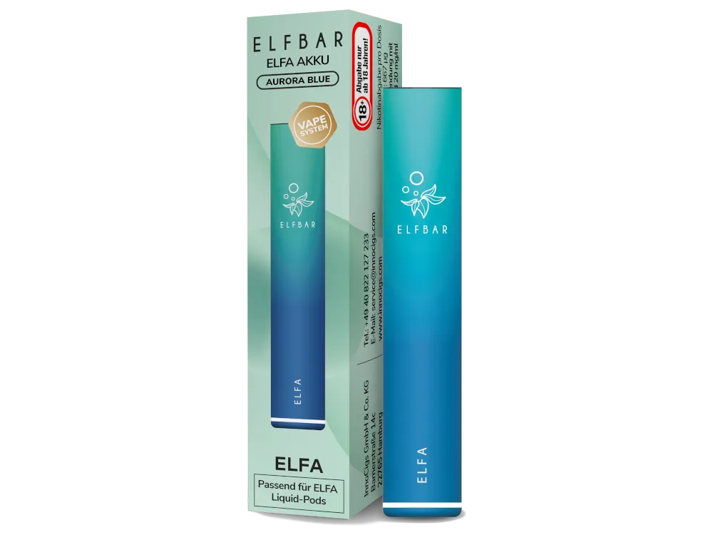 Elfbar Elfa Akku 500 mah Basisgerät - verschiedene Farben