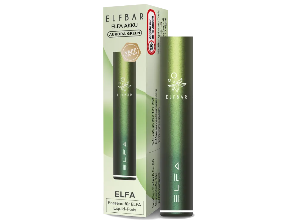 Elfbar Elfa Akku 500 mah Basisgerät - verschiedene Farben