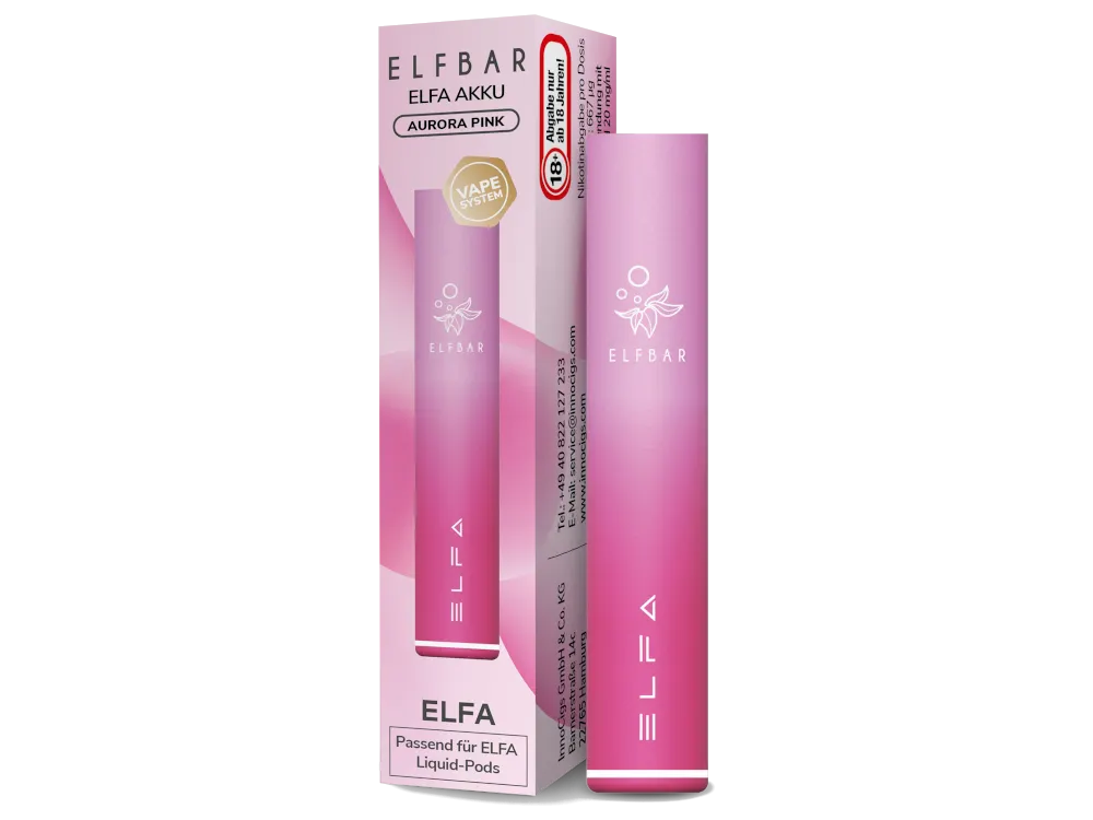 Elfbar Elfa Akku 500 mah Basisgerät - verschiedene Farben