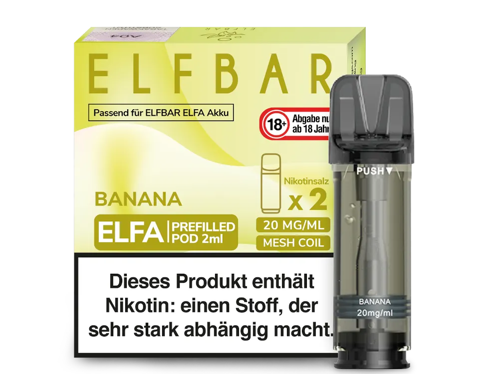 Elfbar Elfa Pod - 2 x 600 Züge - 20 mg/ml - 2 Stück à 2 ml