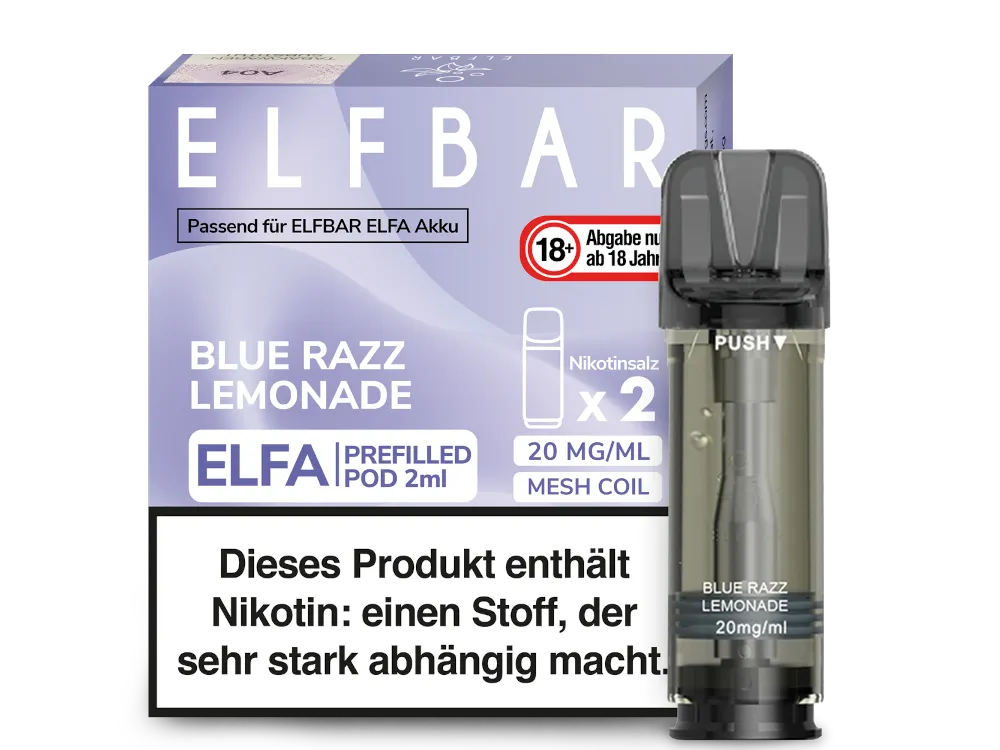 Elfbar Elfa Pod - 2 x 600 Züge - 20 mg/ml - 2 Stück à 2 ml