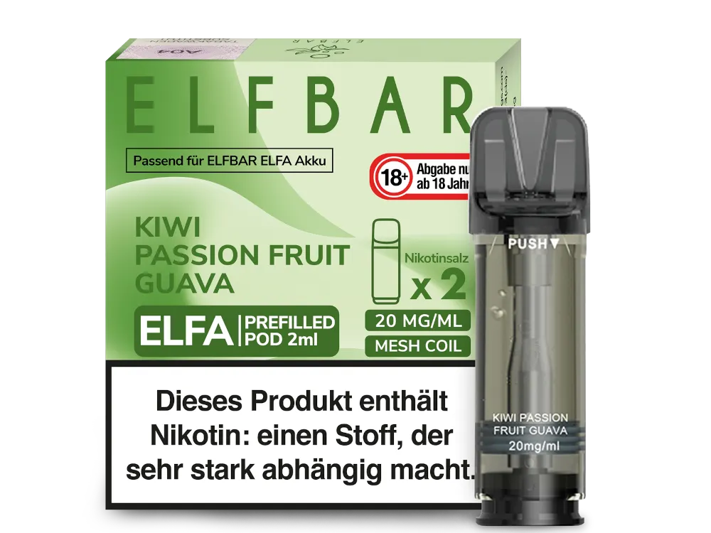 Elfbar Elfa Pod - 2 x 600 Züge - 20 mg/ml - 2 Stück à 2 ml