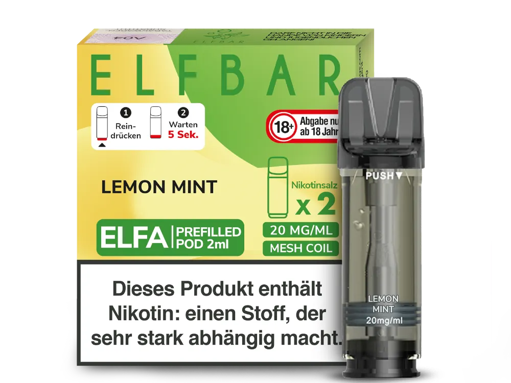 Elfbar Elfa Pod - 2 x 600 Züge - 20 mg/ml - 2 Stück à 2 ml