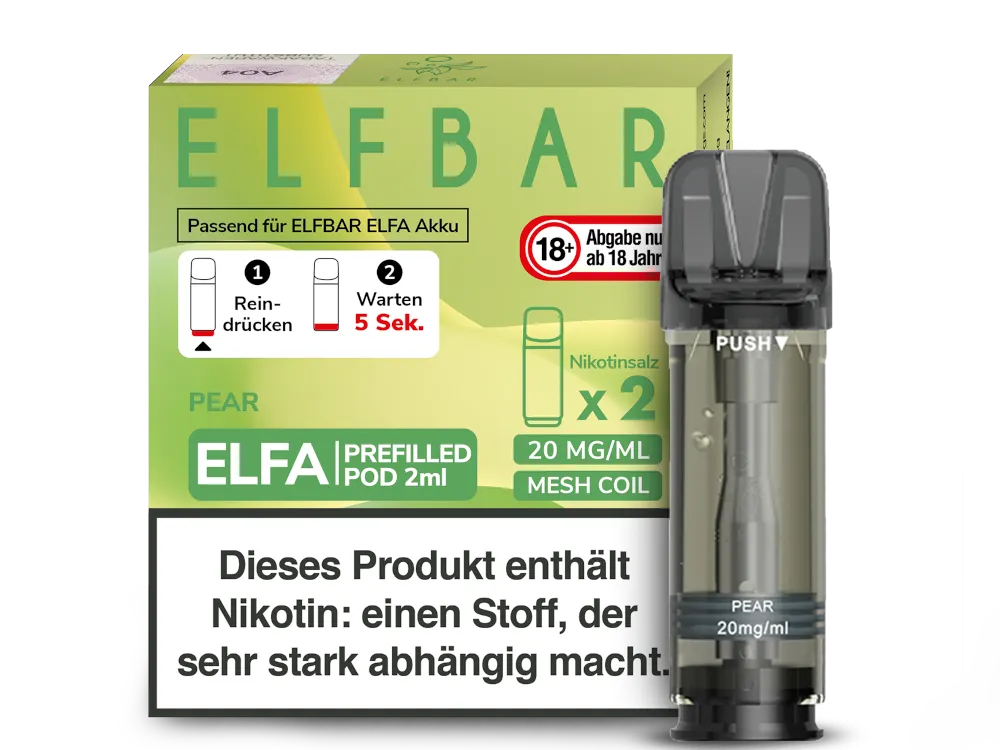 Elfbar Elfa Pod - 2 x 600 Züge - 20 mg/ml - 2 Stück à 2 ml