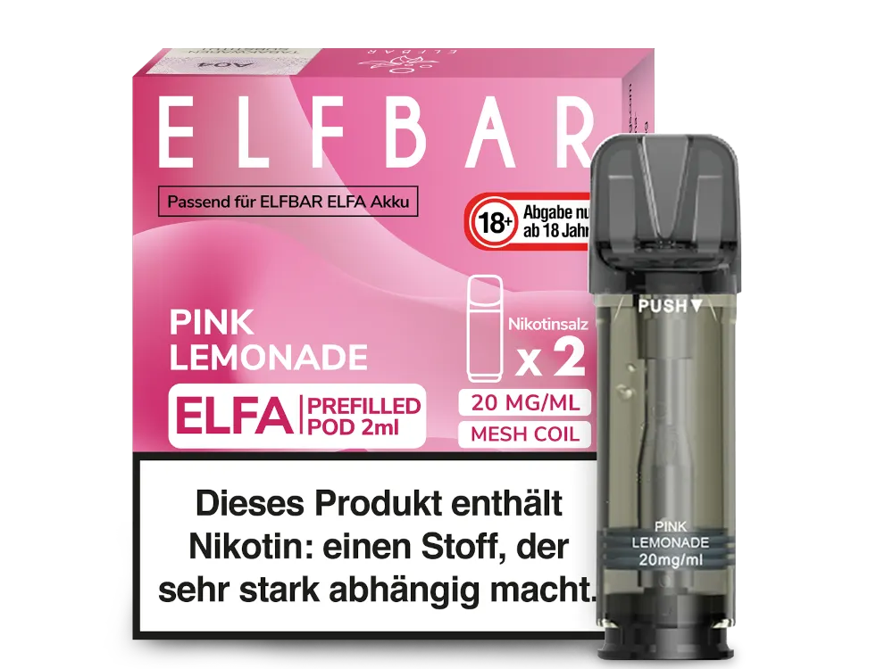 Elfbar Elfa Pod - 2 x 600 Züge - 20 mg/ml - 2 Stück à 2 ml