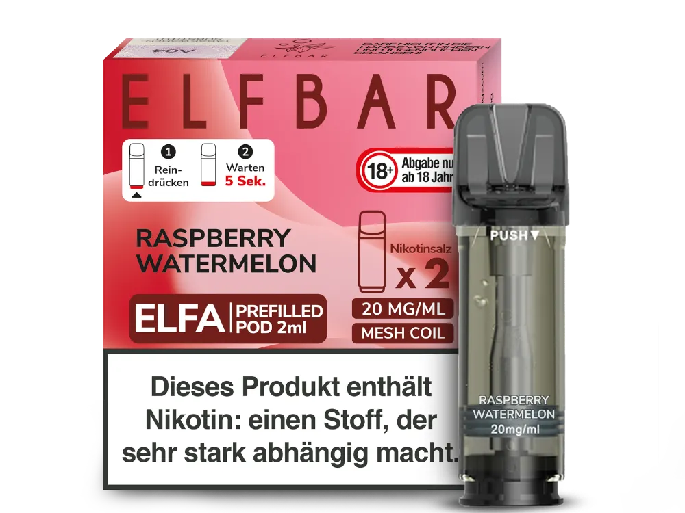 Elfbar Elfa Pod - 2 x 600 Züge - 20 mg/ml - 2 Stück à 2 ml