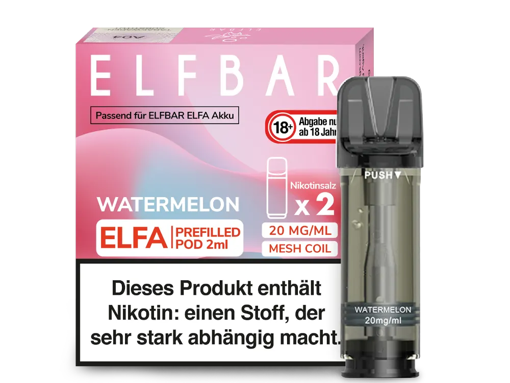 Elfbar Elfa Pod - 2 x 600 Züge - 20 mg/ml - 2 Stück à 2 ml