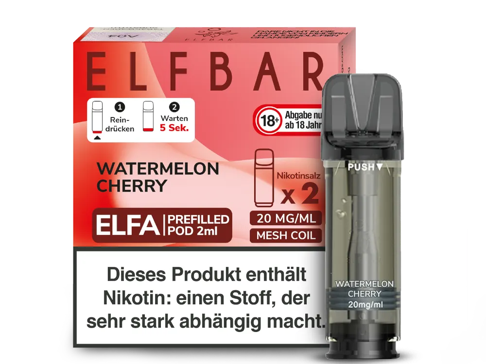 Elfbar Elfa Pod - 2 x 600 Züge - 20 mg/ml - 2 Stück à 2 ml