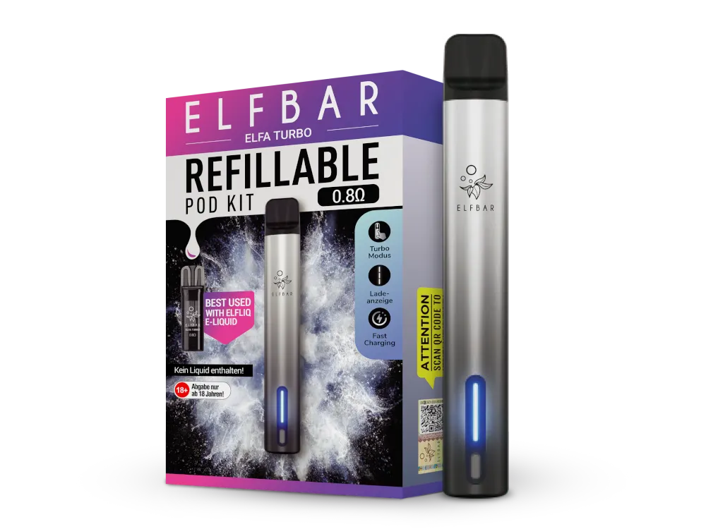Elfbar Elfa Turbo Akku 550 mah Basisgerät - verschiedene Farben