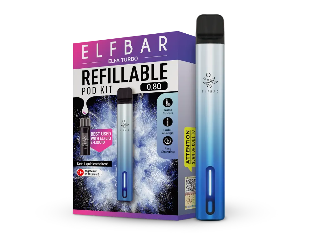 Elfbar Elfa Turbo Akku 550 mah Basisgerät - verschiedene Farben