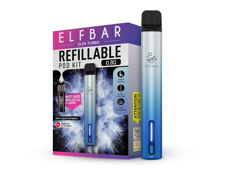Elfbar Elfa Turbo Akku 550 mah Basisgerät - verschiedene Farben