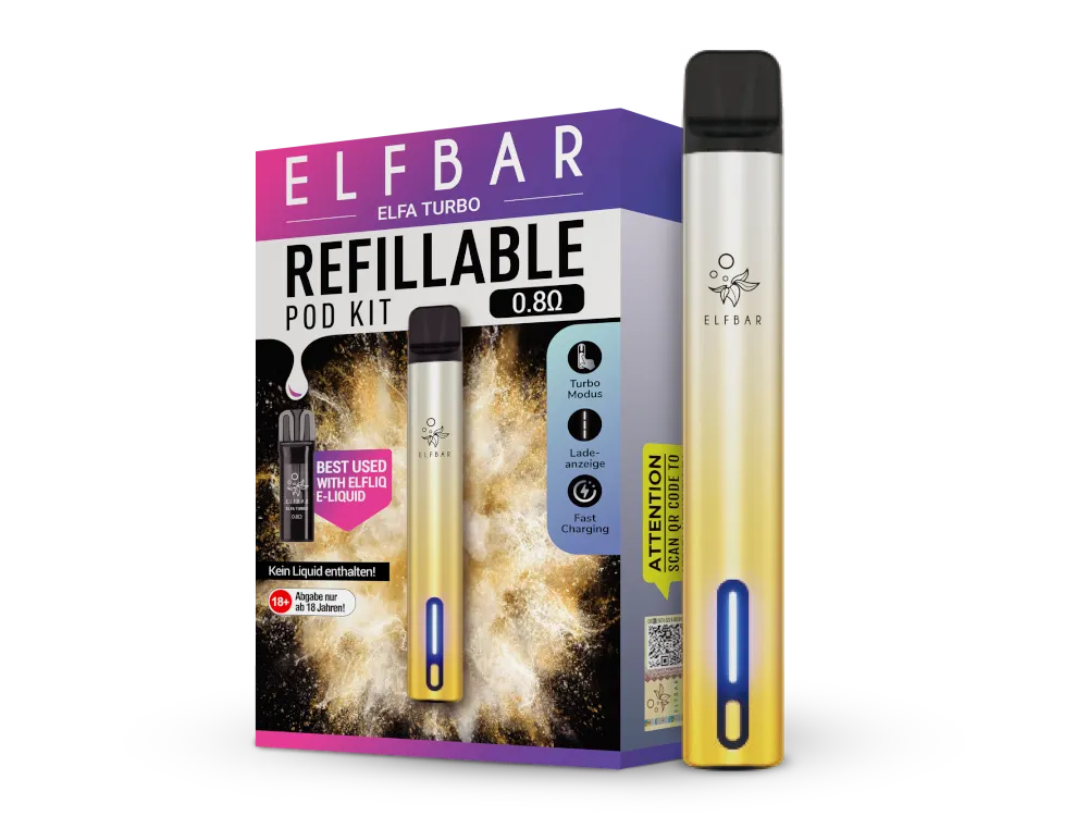 Elfbar Elfa Turbo Akku 550 mah Basisgerät - verschiedene Farben