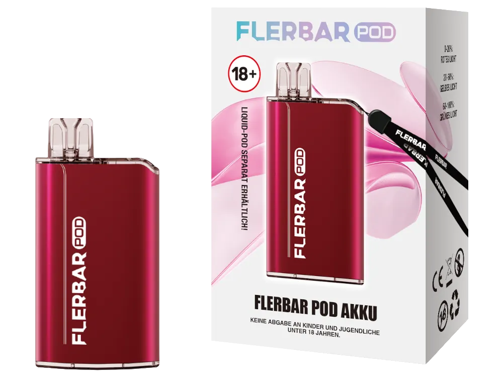 Flerbar Pod Akku - 500 mah - Verschiedene Farben