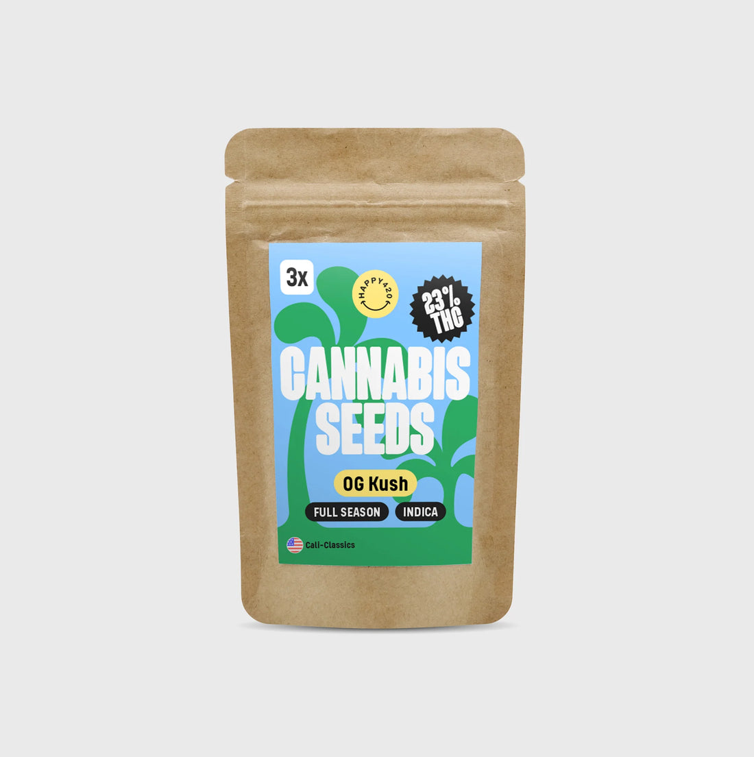 Cali Genetics OG Kush 23% THC - full season - 3 Stück