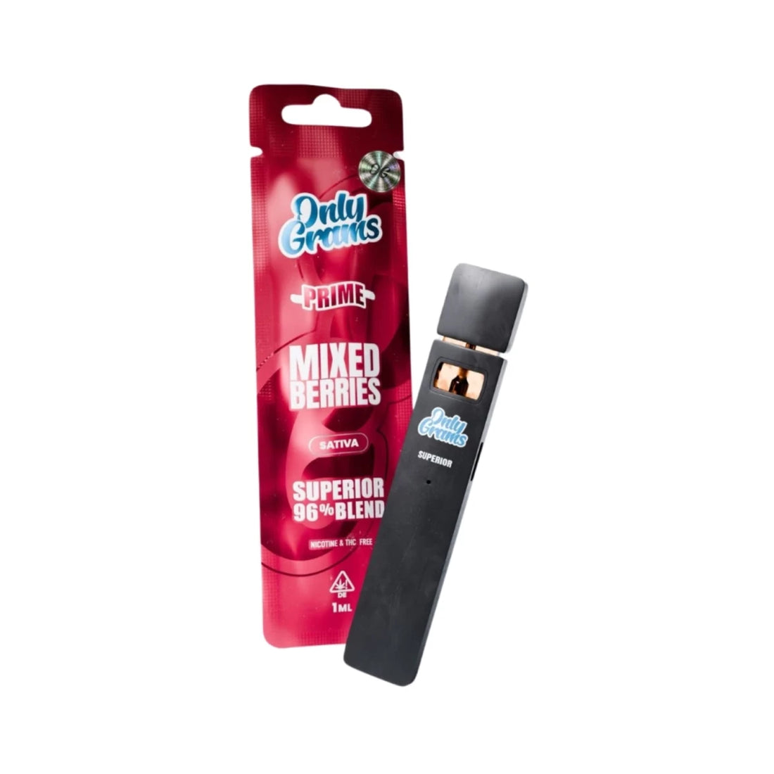 OnlyGrams Prime Mixed Berries (Sativa) Superior Blend 96% Vape