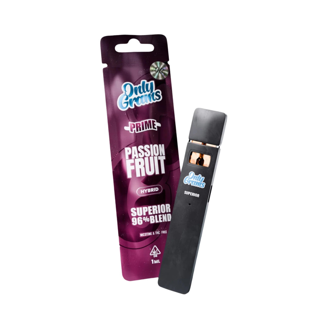 OnlyGrams Prime Passion Fruit (Hybrid) Superior Blend 96% Vape