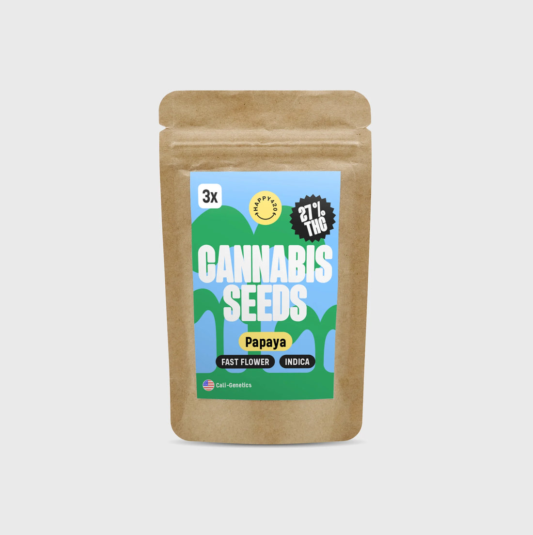 Cali Genetics Papaya 27% THC - fast flowering - 3 Stück